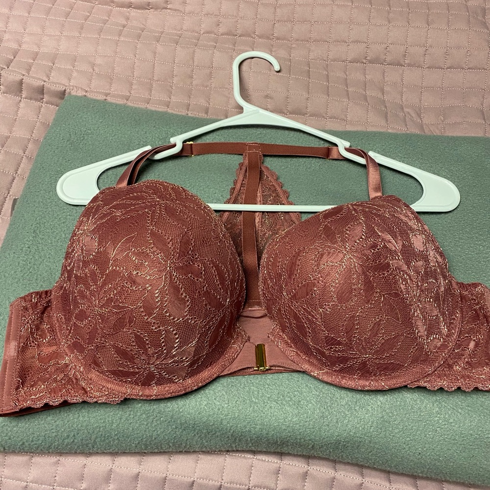Cacique Lane Bryant front closure bra 44b